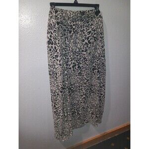 i. in studio woman 2x skirt 100% polyester cheetah print